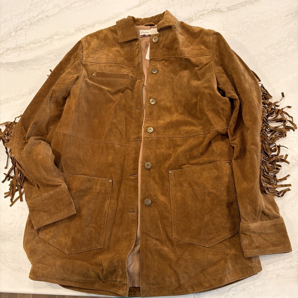 Anthropologie Pilcro Fringe Jacket Women's Small- New with tags